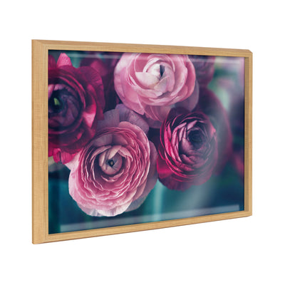 Blake Yours Truly framed printed art showing floral design with modern polystyrene frame.
