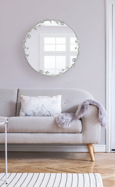 Rosella Floral Wall Mirror Metal