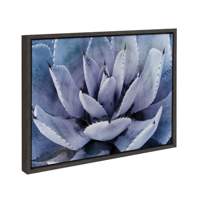 Sylvie Violet Cactus Framed Canvas by Amy Peterson by kateandlaurel - product image 2 for Resin Society