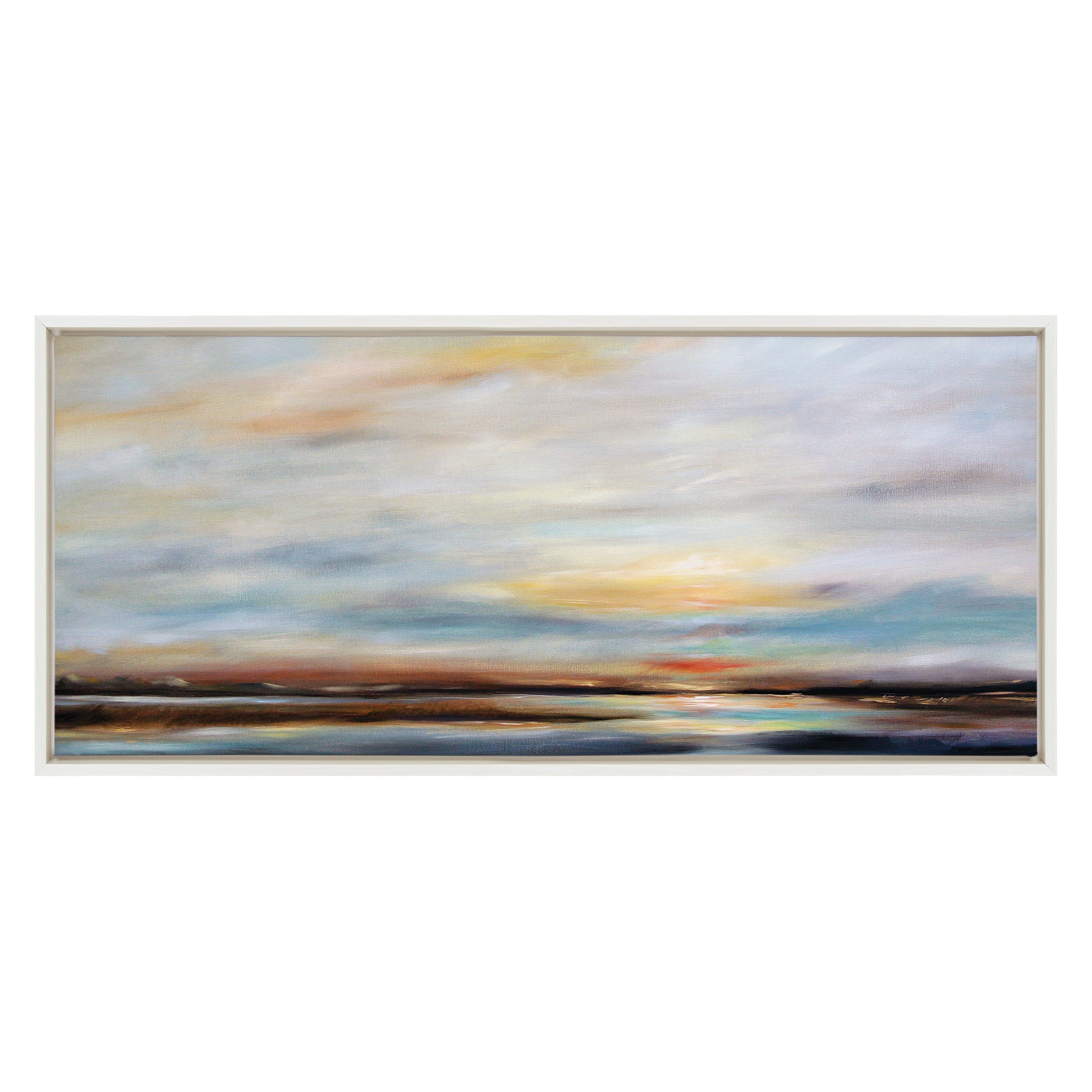 Sylvie Carolina Sunset Framed Canvas by kateandlaurel - product image 8 for Resin Society