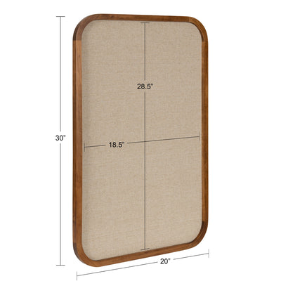 Hutton Wood Framed Fabric Pinboard by kateandlaurel - product image 17 for Resin Society