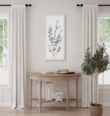 Sylvie Eucalyptus Botanical I Gray and Soft White Framed Canvas by The by kateandlaurel - product image 4 for Resin Society