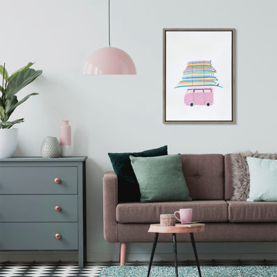 Sylvie Beachbound and Down Framed Canvas by Rachel Bolgov by kateandlaurel - product image 7 for Resin Society