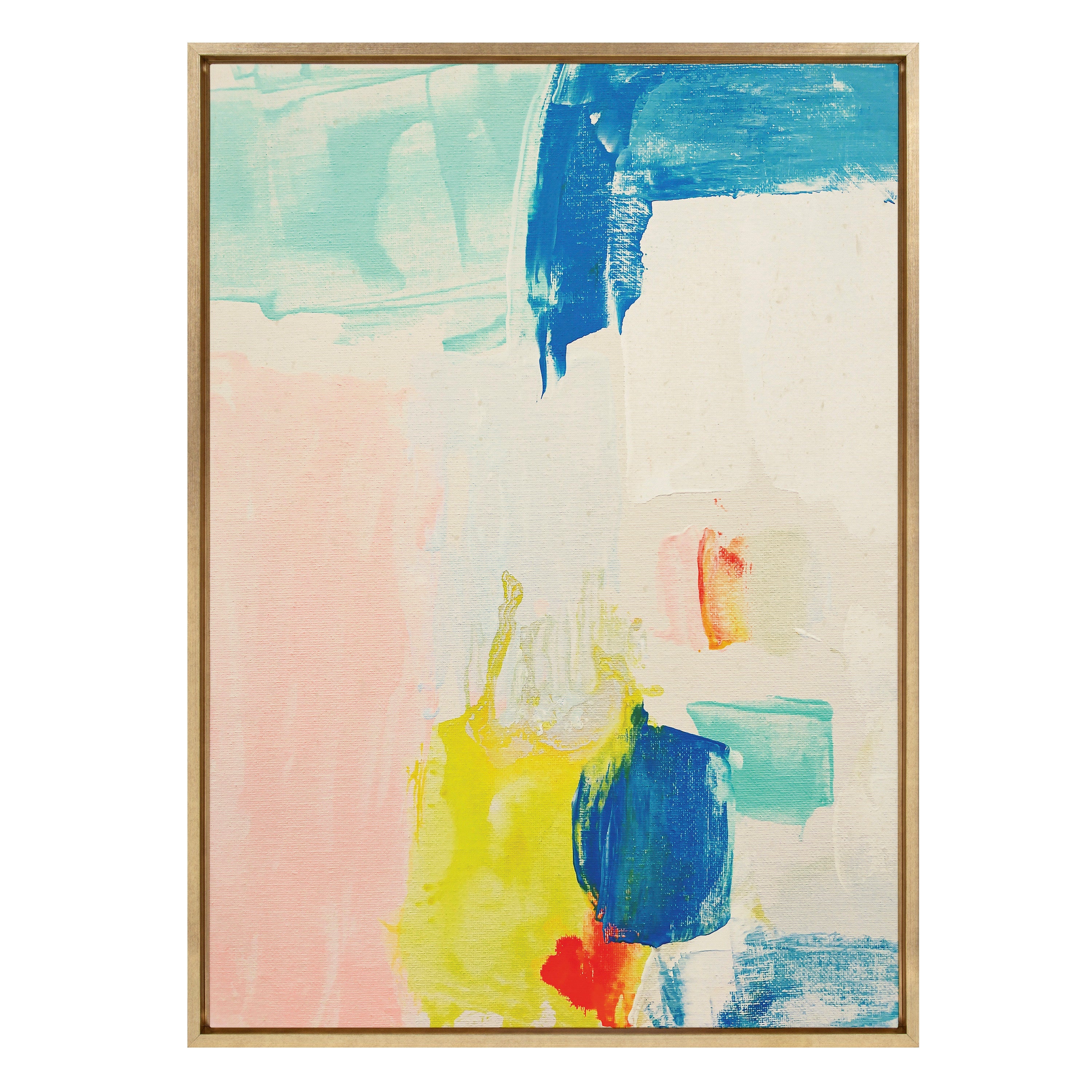 Sylvie Pop of Color I Framed Canvas by Amy Lighthall