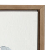 Sylvie Gray Bloom Framed Canvas by kateandlaurel - product image 3 for Resin Society