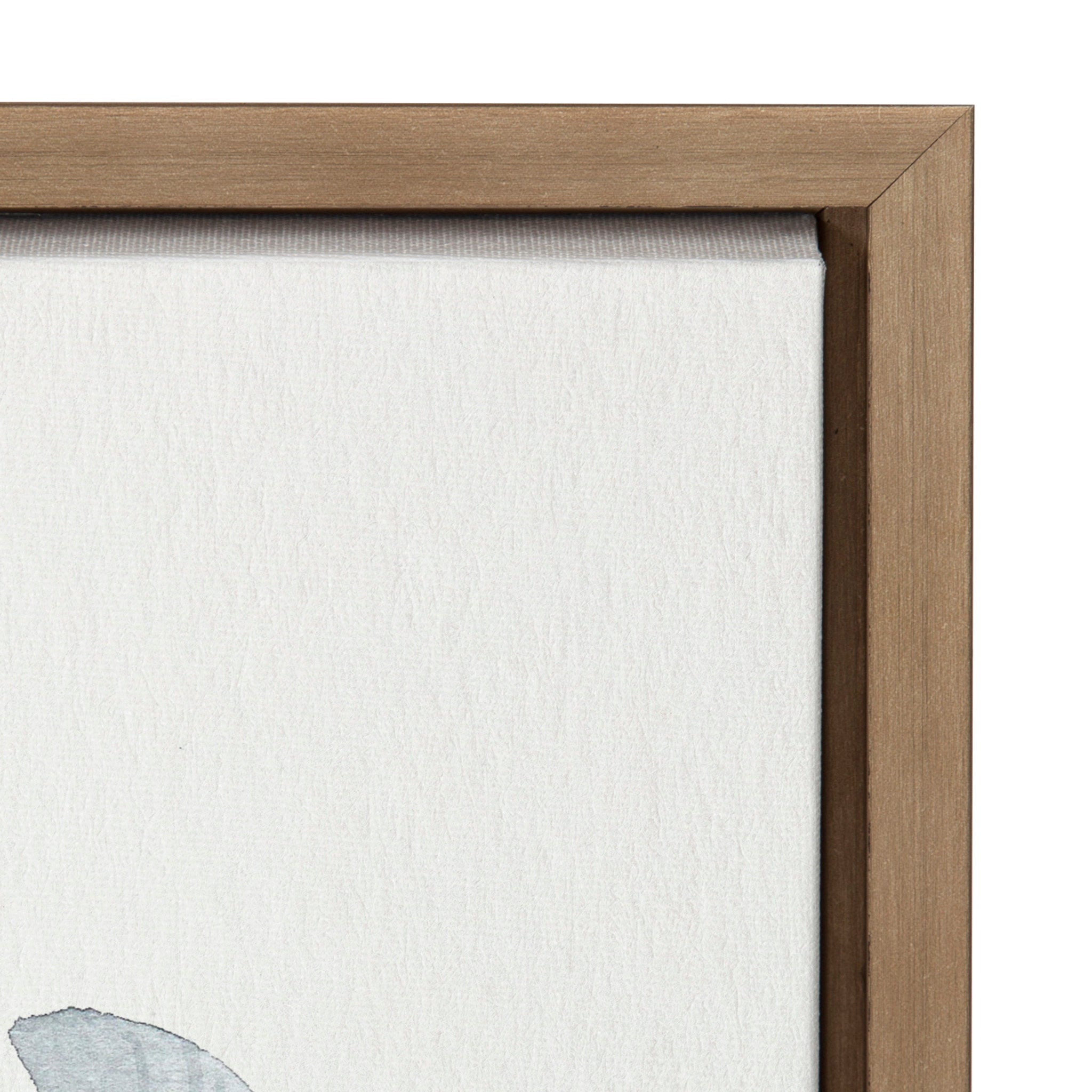 Sylvie Gray Bloom Framed Canvas by kateandlaurel - product image 3 for Resin Society