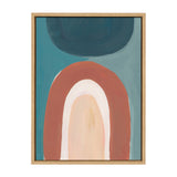 Sylvie Teotitlan Valley Study 1 Framed Canvas by kateandlaurel - main product image for Resin Society
