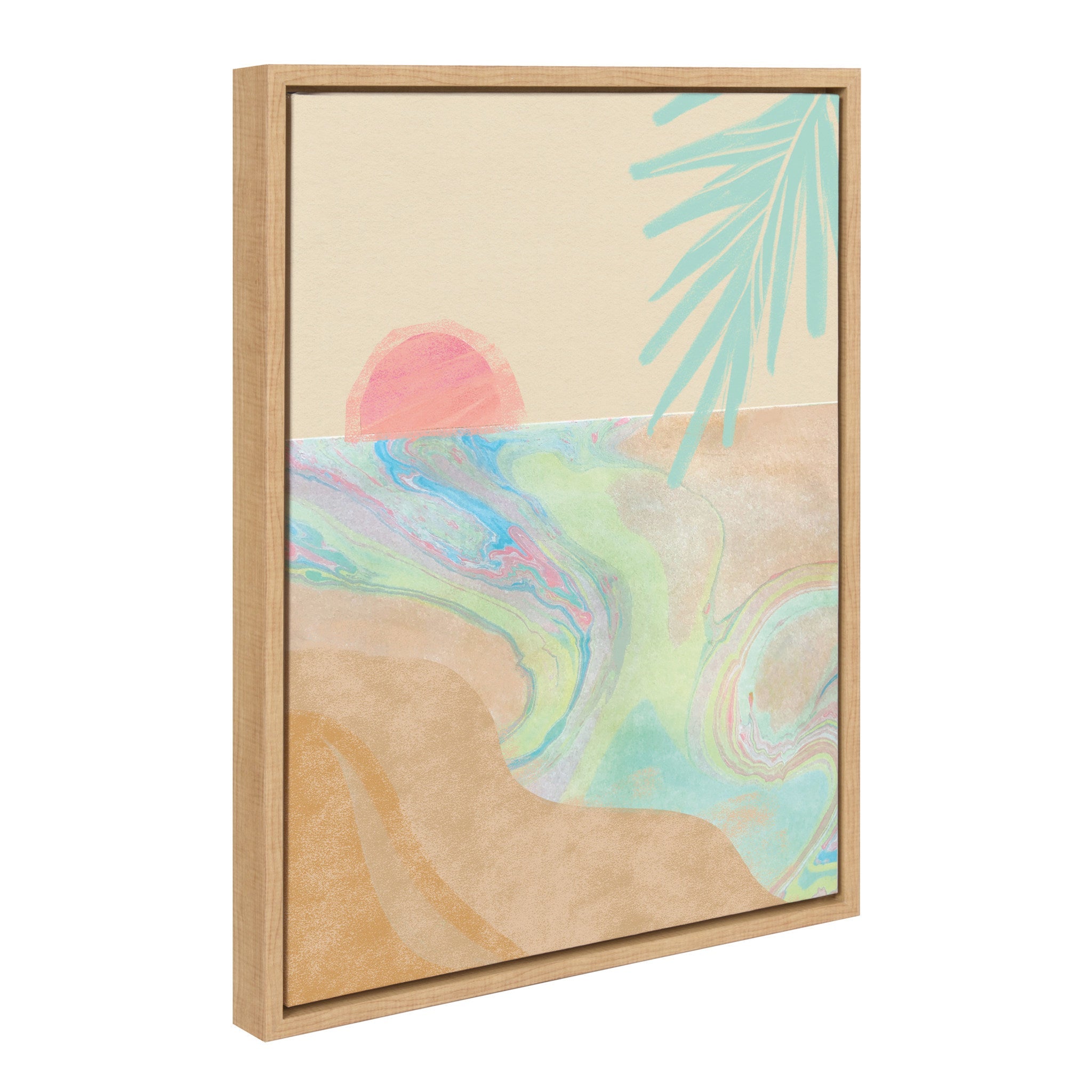 Sylvie Satisfy My Soul Framed Canvas by kateandlaurel - product image 2 for Resin Society