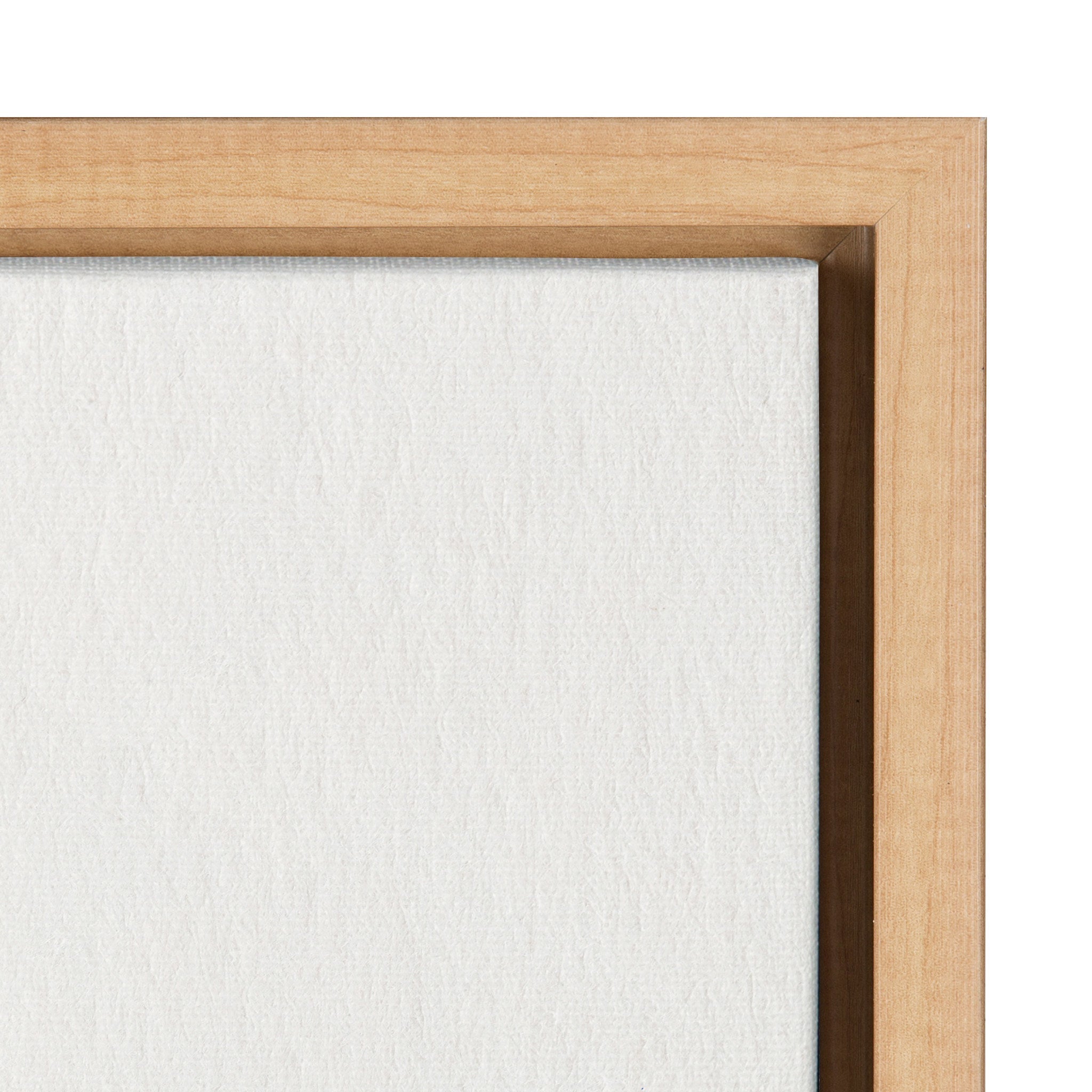 Sylvie Navy Ginkgo and Navy Ginkgo Trio Framed Canvas by kateandlaurel - product image 3 for Resin Society
