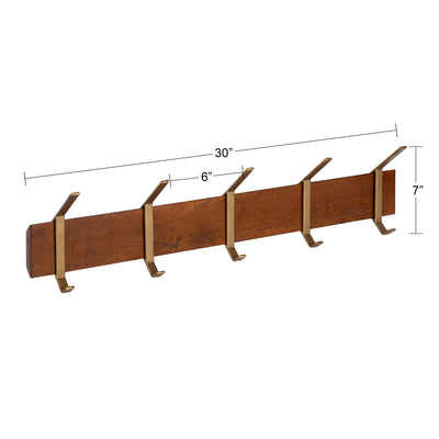 Rossmore Wood and Metal Hooks by kateandlaurel - product image 2 for Resin Society