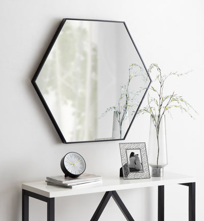 Rhodes Framed Hexagon Wall Mirror