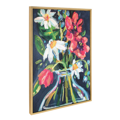 Sylvie Romantic Silhouettes Framed Canvas by Rachel Christopoulos by kateandlaurel - product image 10 for Resin Society