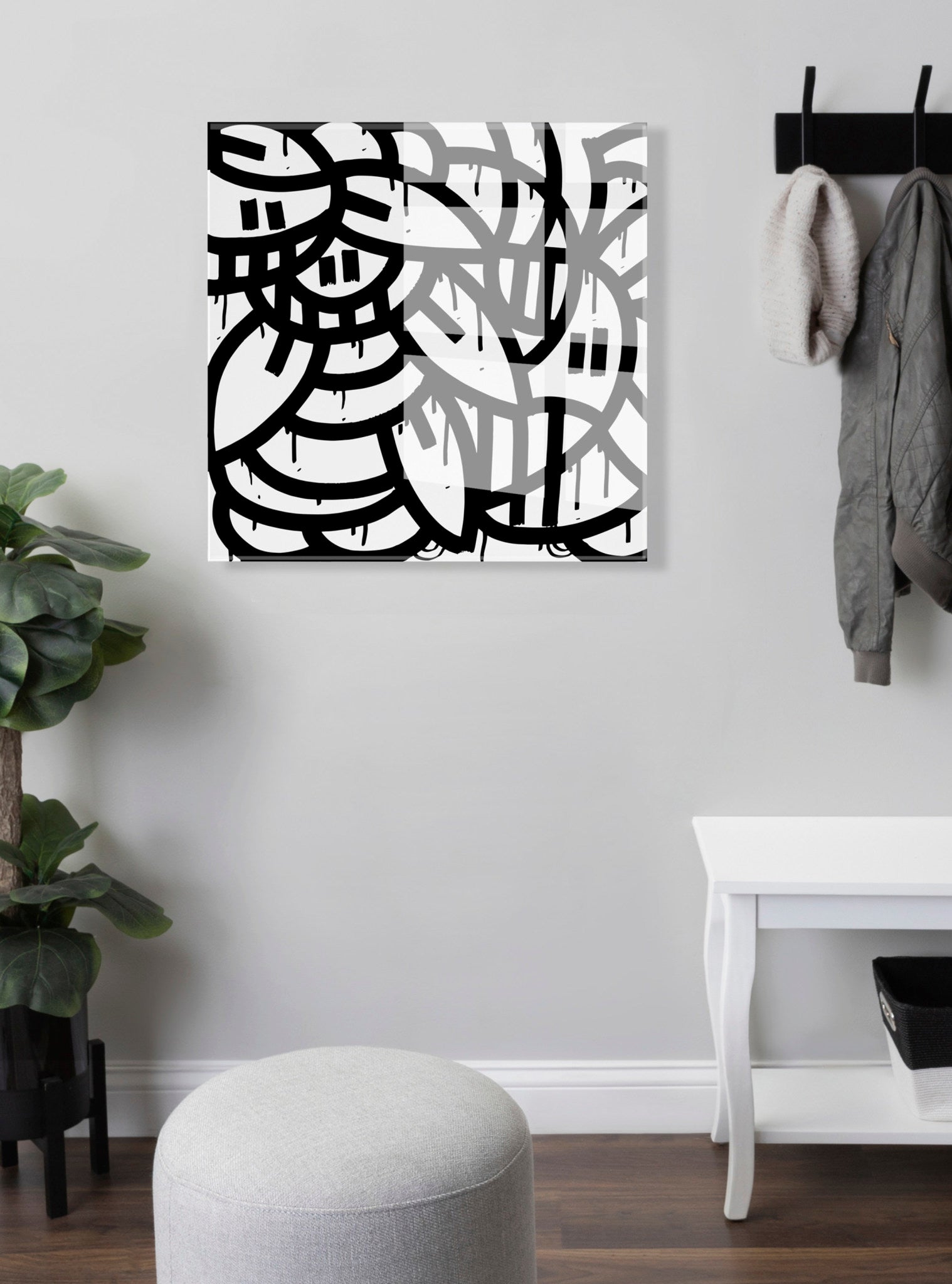 It Still Don't Matter if You're Black or White Floating Acrylic Art by kateandlaurel - product image 8 for Resin Society