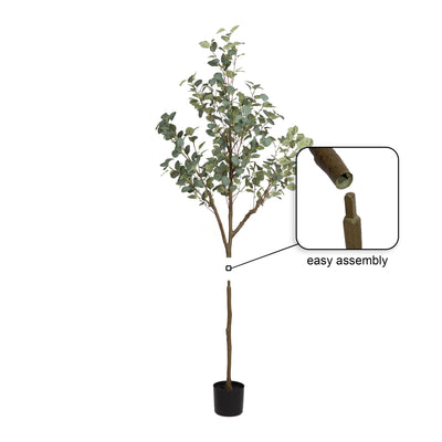 Eudora Faux Eucalyptus Tree - Kate and Laurel