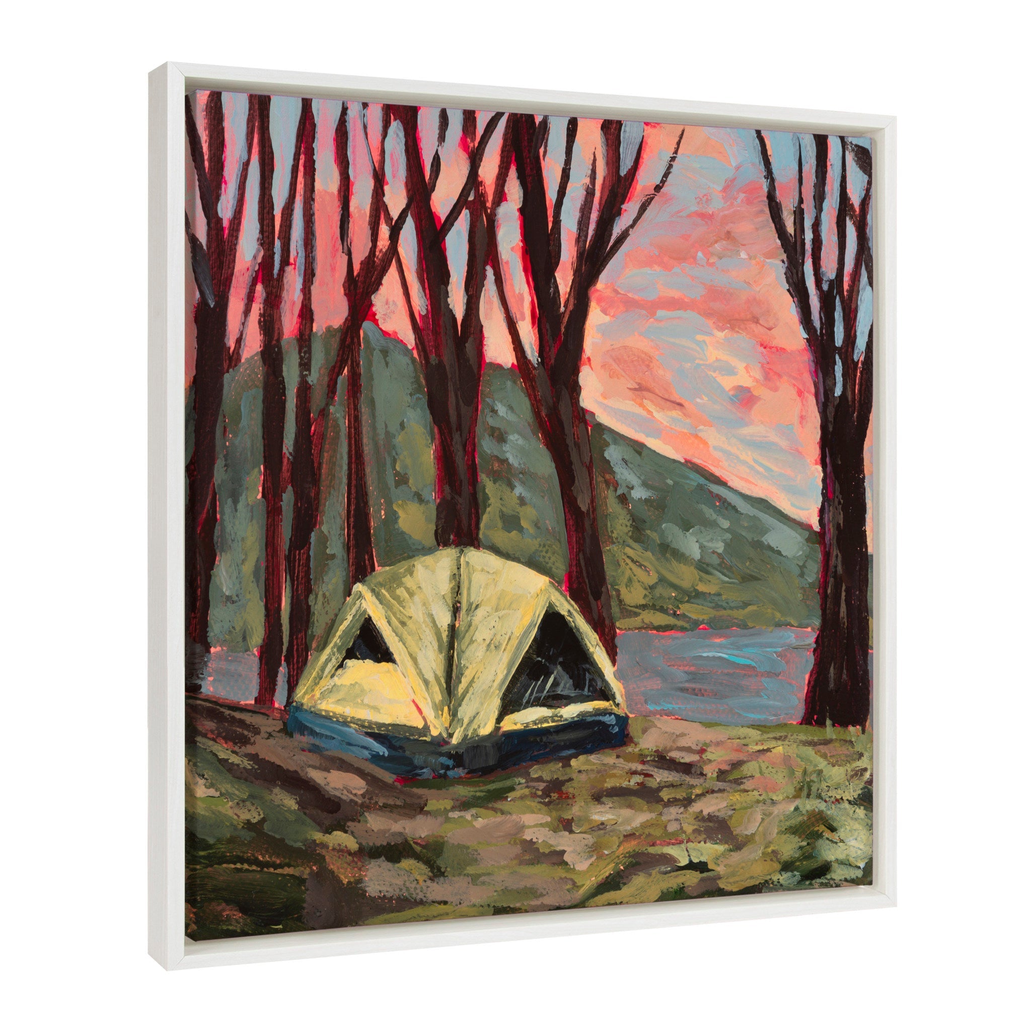 Sylvie Tent 2 Framed Canvas by Emily Kenney by kateandlaurel - product image 2 for Resin Society