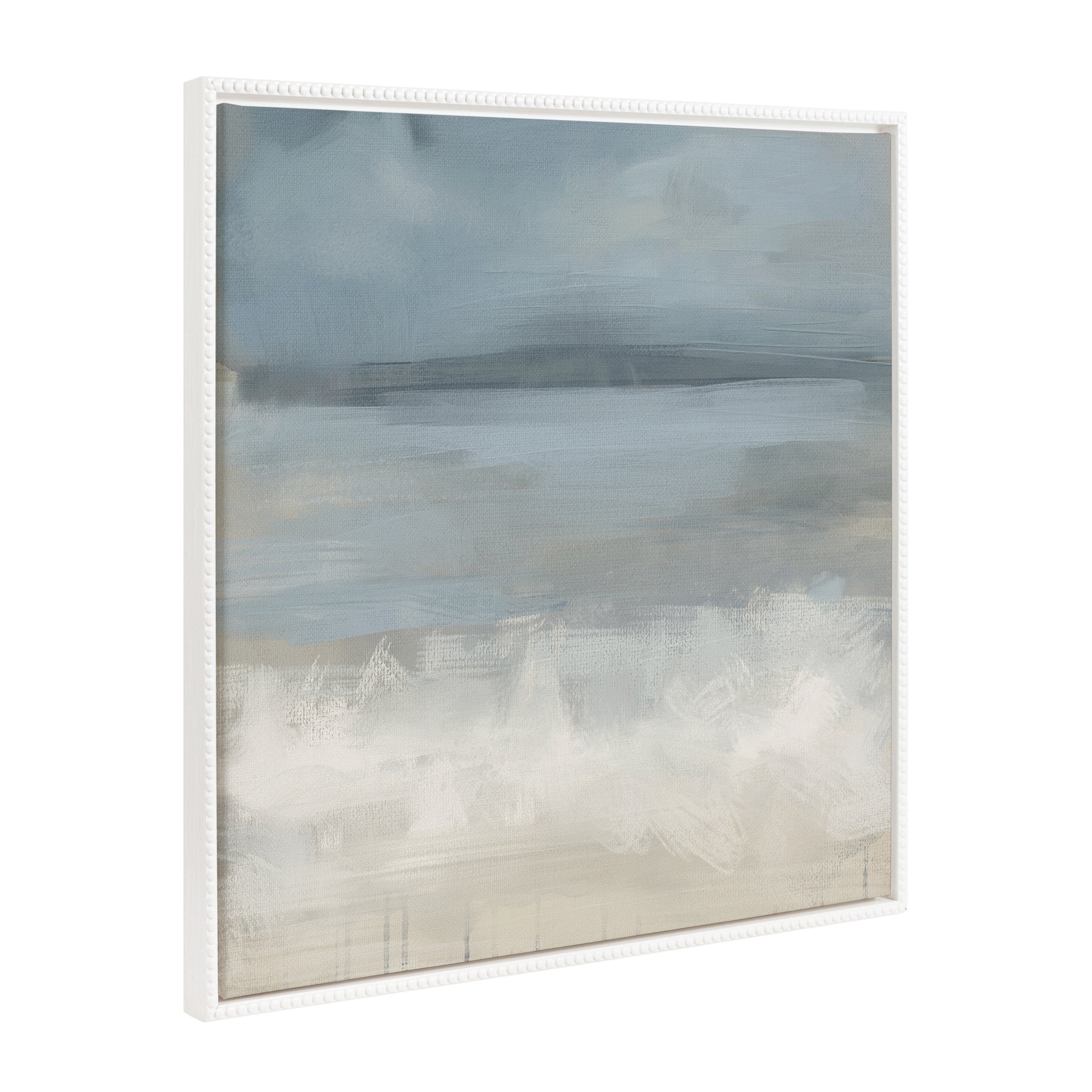 Sylvie The Blues Framed Canvas by Mary Sparrow