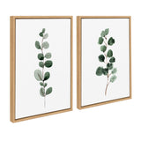 Sylvie Eucalyptus Framed Canvas Set by kateandlaurel - main product image for Resin Society