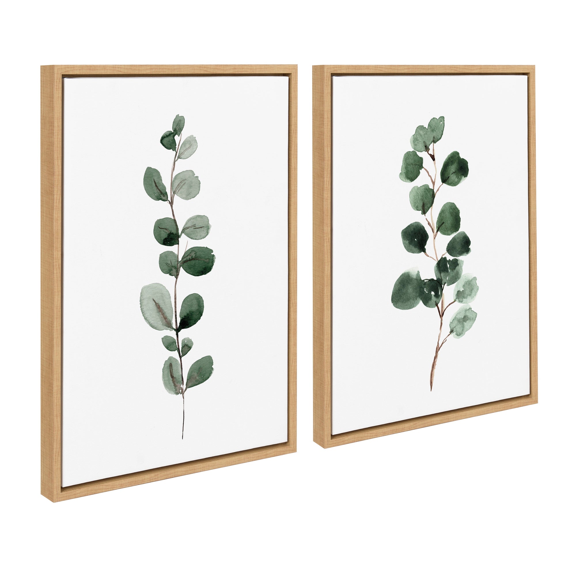 Sylvie Eucalyptus Framed Canvas Set by kateandlaurel - product image 7 for Resin Society