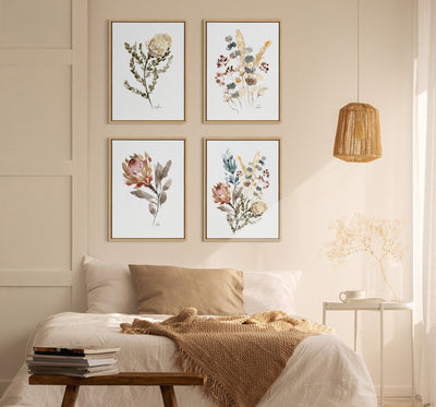 Sylvie Wild King Protea Framed Canvas by kateandlaurel - product image 8 for Resin Society
