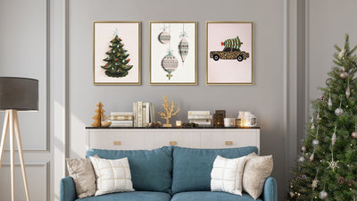 Sylvie Grandmas Tree Green Framed Canvas by Valerie McKeehan of Lily by kateandlaurel - product image 8 for Resin Society