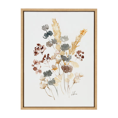 Sylvie Wild Salvia Framed Canvas by kateandlaurel - main product image for Resin Society