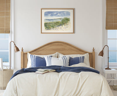 Sylvie By The Sea Framed Canvas by Patricia Shaw by kateandlaurel - product image 8 for Resin Society