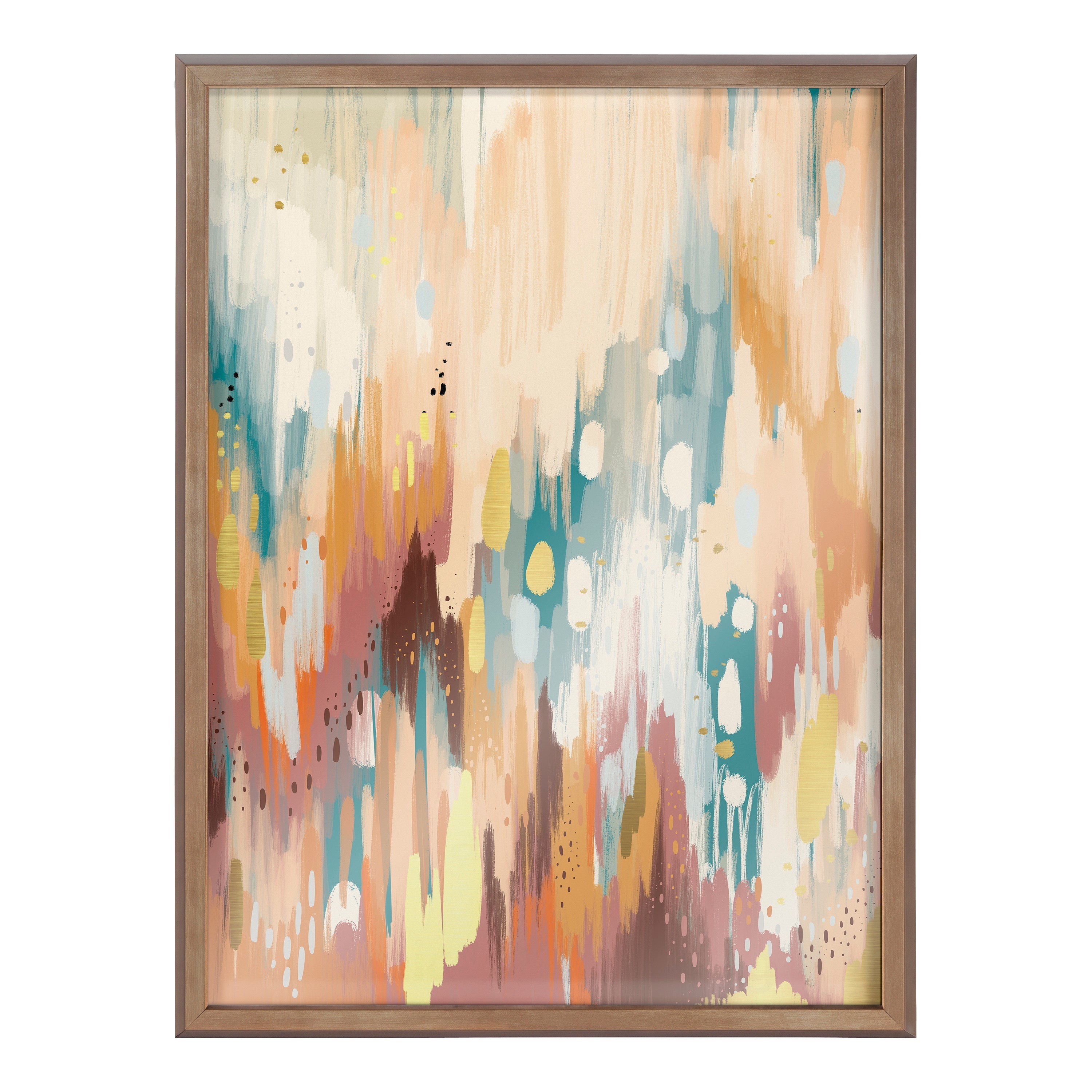 Blake Brushstroke 133 Framed Printed Glass by kateandlaurel - product image 2 for Resin Society