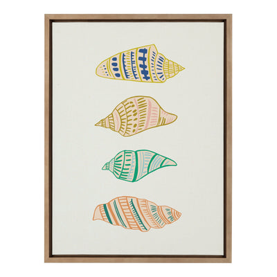 Sylvie Ocean Treasures Framed Canvas by kateandlaurel - main product image for Resin Society