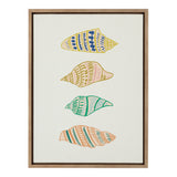 Sylvie Ocean Treasures Framed Canvas by kateandlaurel - product image 10 for Resin Society