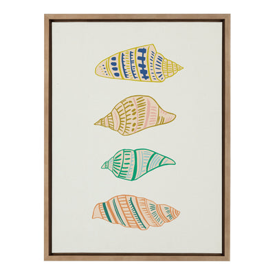 Sylvie Ocean Treasures Framed Canvas by kateandlaurel - product image 10 for Resin Society