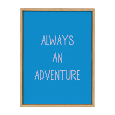 Sylvie Always an Adventure Framed Canvas by kateandlaurel - product image 9 for Resin Society