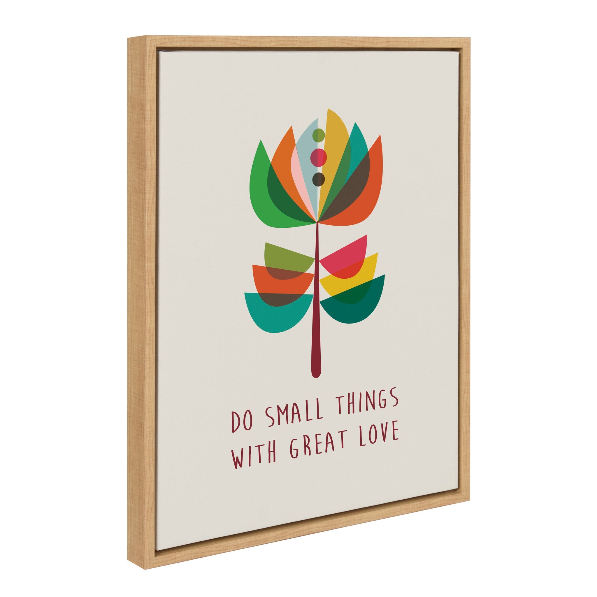Sylvie Great Love Framed Canvas by kateandlaurel - product image 2 for Resin Society