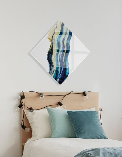 Wavy Lines Floating Acrylic Art by kateandlaurel - product image 8 for Resin Society