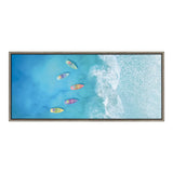 Sylvie Tropical Escape Framed Canvas by The Creative Bunch Studio by kateandlaurel - main product image for Resin Society