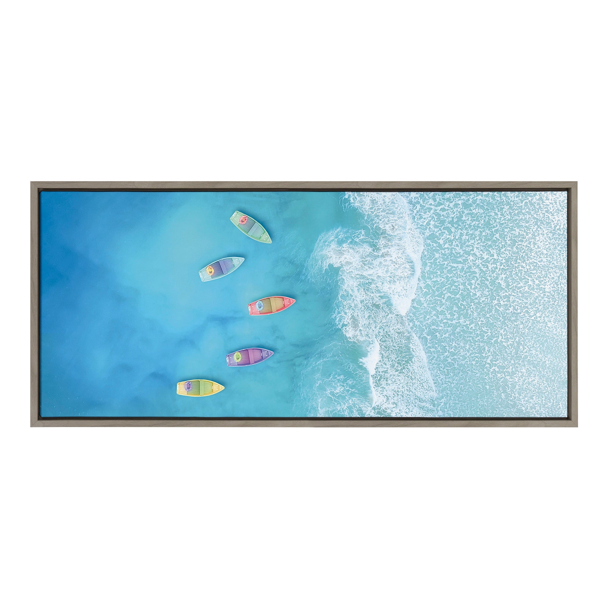 Sylvie Tropical Escape Framed Canvas by The Creative Bunch Studio by kateandlaurel - product image 11 for Resin Society