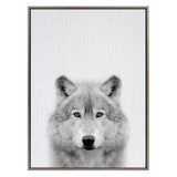 Sylvie Wolf Framed Canvas by Simon Te Tai by kateandlaurel - product image 2 for Resin Society