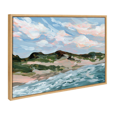 Sylvie Michigan Sand Dunes Framed Canvas by Emily Kenney