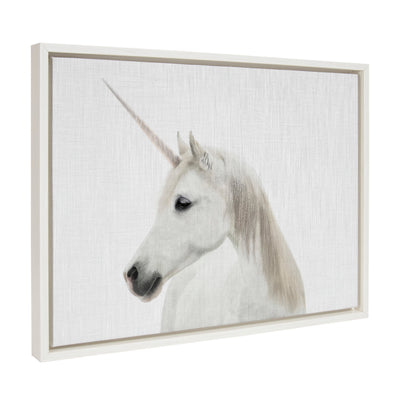 Sylvie Unicorn Framed Canvas by Simon Te of Tai Prints by kateandlaurel - product image 20 for Resin Society