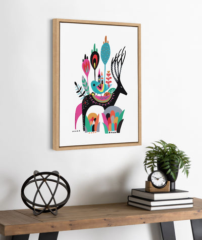 Sylvie Move House Framed Canvas by Rachel Lee of My Dream Wall