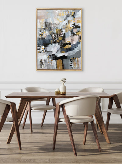 Sylvie The Industrial Revolution Framed Canvas by Leah Nadeau
