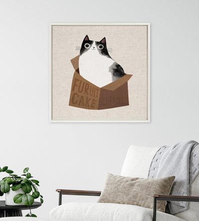 Sylvie Furuit Cake Framed Canvas by Planet Cat