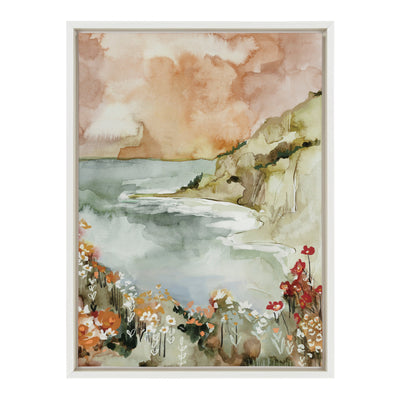 Sylvie Landscape 04 Framed Canvas by Annie Quigley