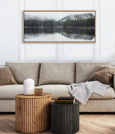 Sylvie Still Reflection Framed Canvas by kateandlaurel - product image 10 for Resin Society
