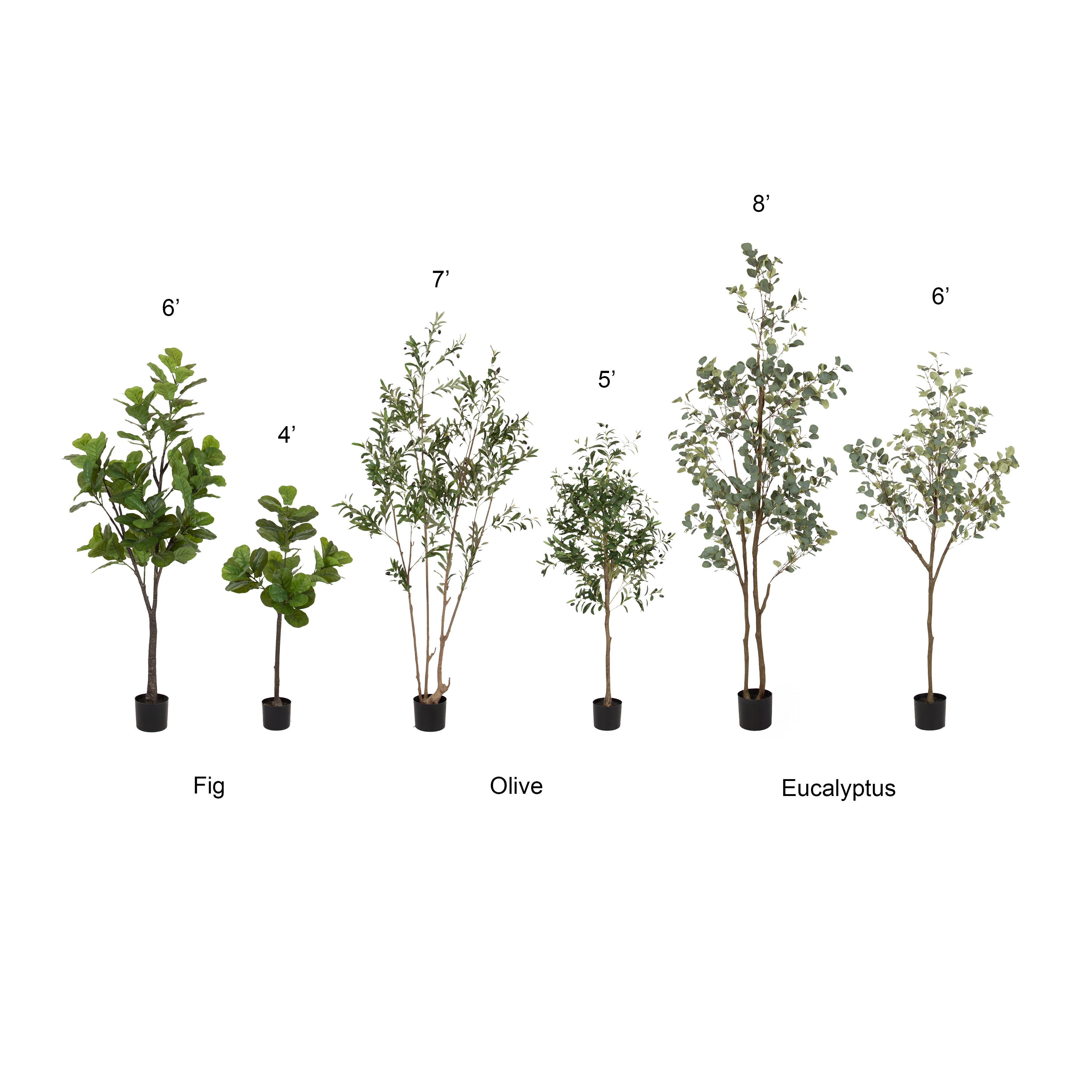 Eudora Faux Eucalyptus Tree - Kate and Laurel