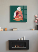 How the Sun Loves the Moon Floating Acrylic Art by kateandlaurel - product image 10 for Resin Society