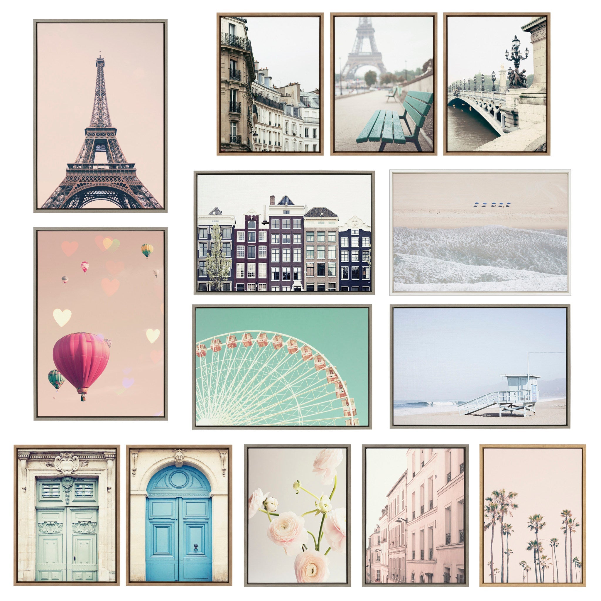 Sylvie L Hotel, Paris Eiffel Tower Europe Travel and Pont Alexandre III by kateandlaurel - product image 4 for Resin Society