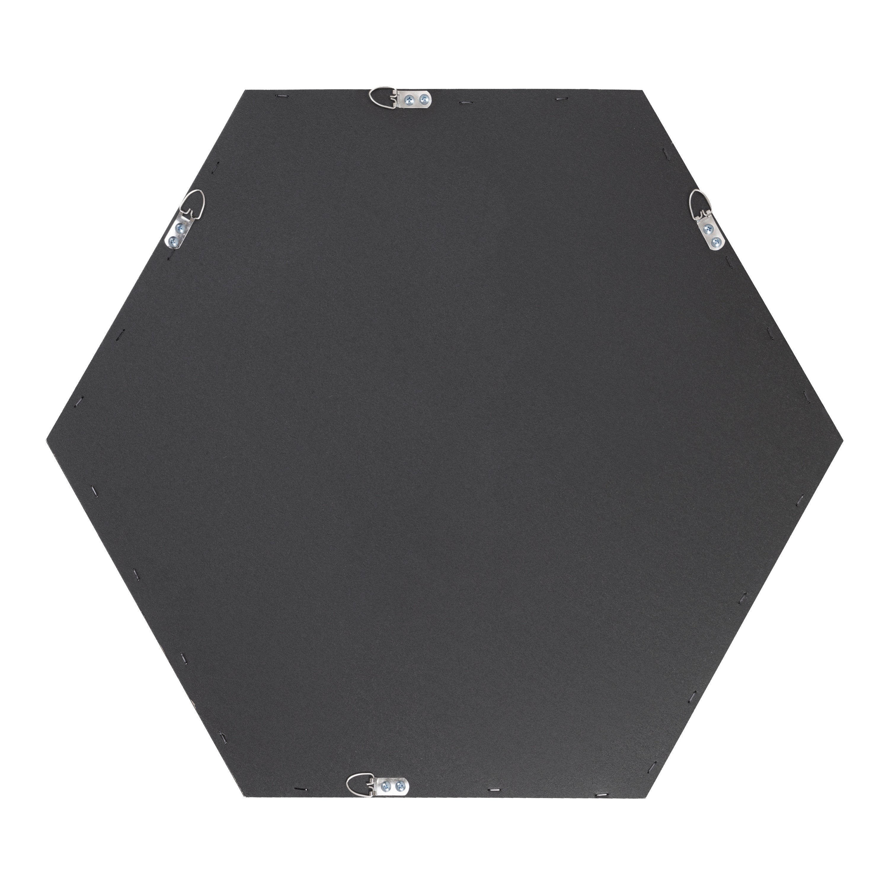 Rhodes Framed Hexagon Wall Mirror by kateandlaurel - product image 14 for Resin Society
