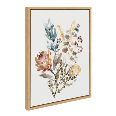Sylvie Wildflower Bunch Framed Canvas by kateandlaurel - product image 2 for Resin Society