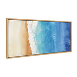Sylvie Ocean Wake Framed Canvas by kateandlaurel - product image 7 for Resin Society