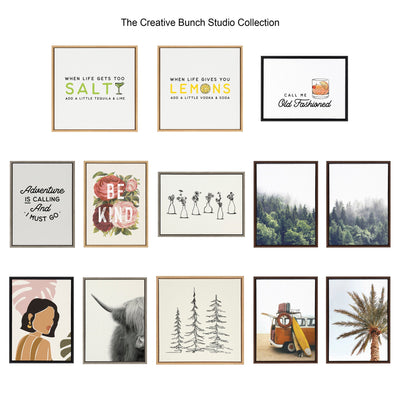 Sylvie Tropical Beach Scene Framed Canvas by The Creative Bunch Studio by kateandlaurel - product image 7 for Resin Society
